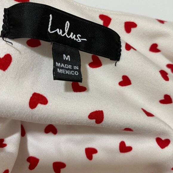 Lulus Heart pattern Leotard size medium - Picture 3 of 7